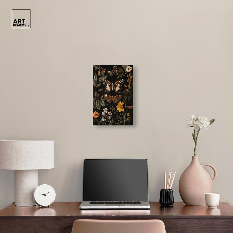 Winged Visitors I Canvas by Art Remedy, Gallery Wrapped