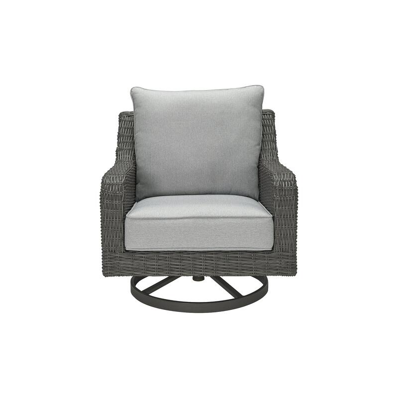 Elite Park Outdoor Swivel Lounge Chair - 32.25" W x 34" D x 33" H