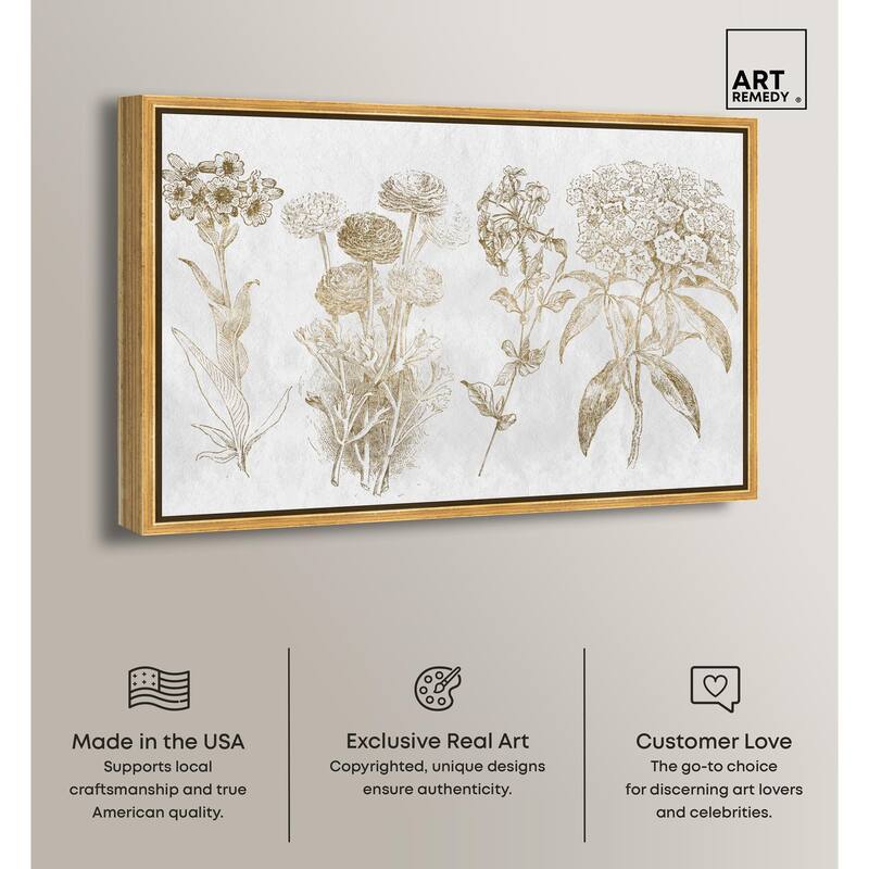 Floral Selection Quad Canvas by Art Remedy