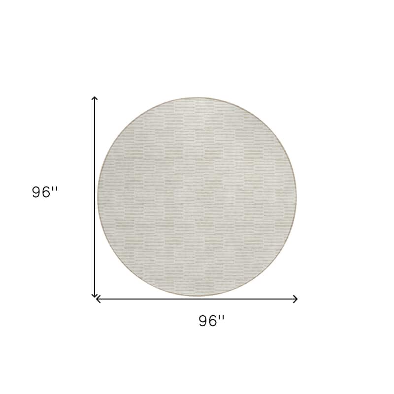 HomeRoots Geometric Transitional Rectangle Outdoor Rug