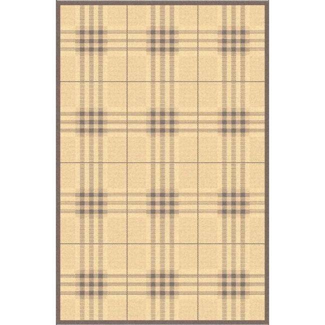 SAFAVIEH Courtyard Jacqui Indoor/ Outdoor Waterproof Patio Backyard Rug - 5'3" x 7'7" - Natural/Brown