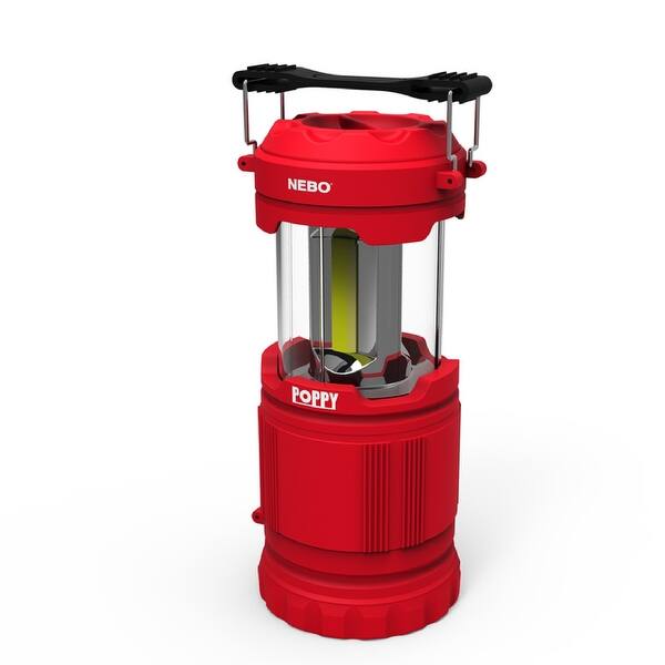 Shop Nebo 6594 Poppy Led Spot Light Flashlight Pop Up Lantern Red Overstock 21619767