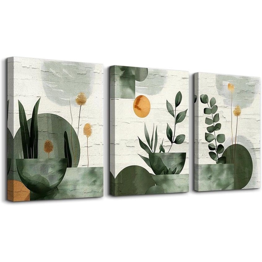 Wall Art Prints Geometry Plant Pictures Abstract