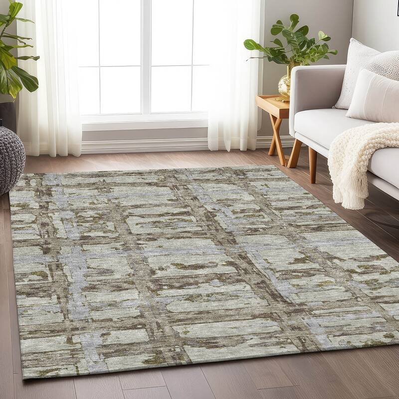 Premium Washable Super Soft Transitional Mayfield Rug - Taupe - 9' x 12' - Rectangle