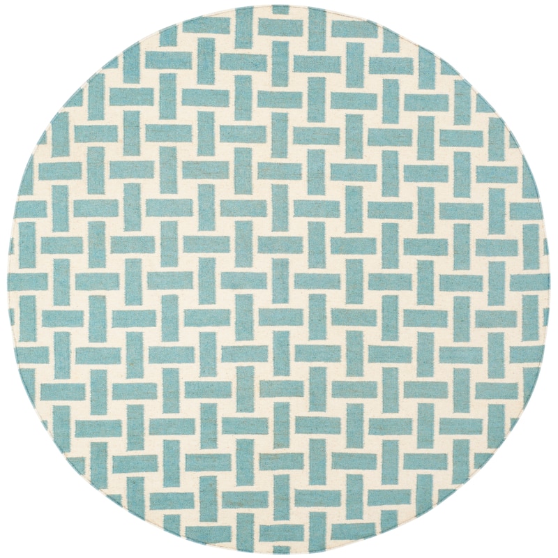SAFAVIEH Handmade Flatweave Dhurries Leigh Modern Wool Rug