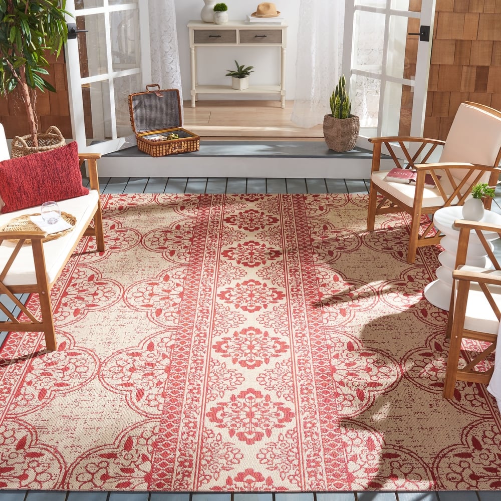 SAFAVIEH Beach House Belina Indoor/ Outdoor Waterproof Patio Backyard Rug