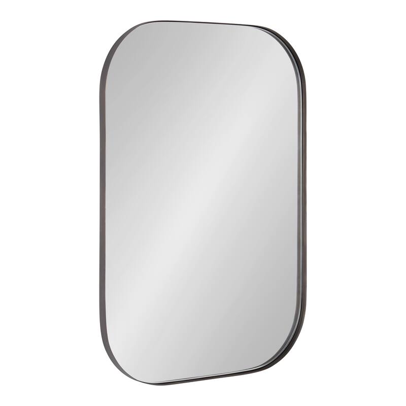 Kate and Laurel Rollo Decorative Framed Wall Mirror - 20x30 - Bronze