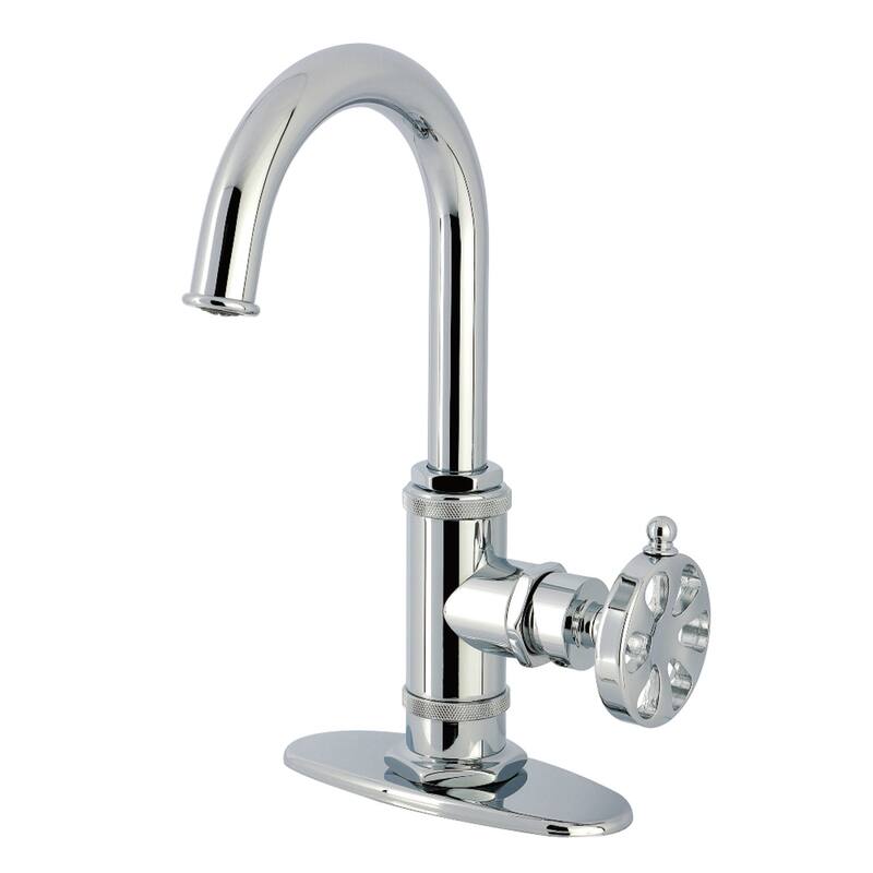 Kingston Brass Belknap One-Handle 1-Hole Deck Mount Bar Faucet - Polished Chrome