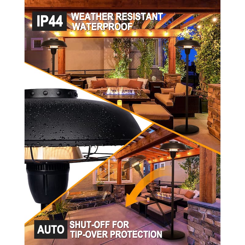 1500w Infrared Indoor And Outdoor Portable Patio Heater