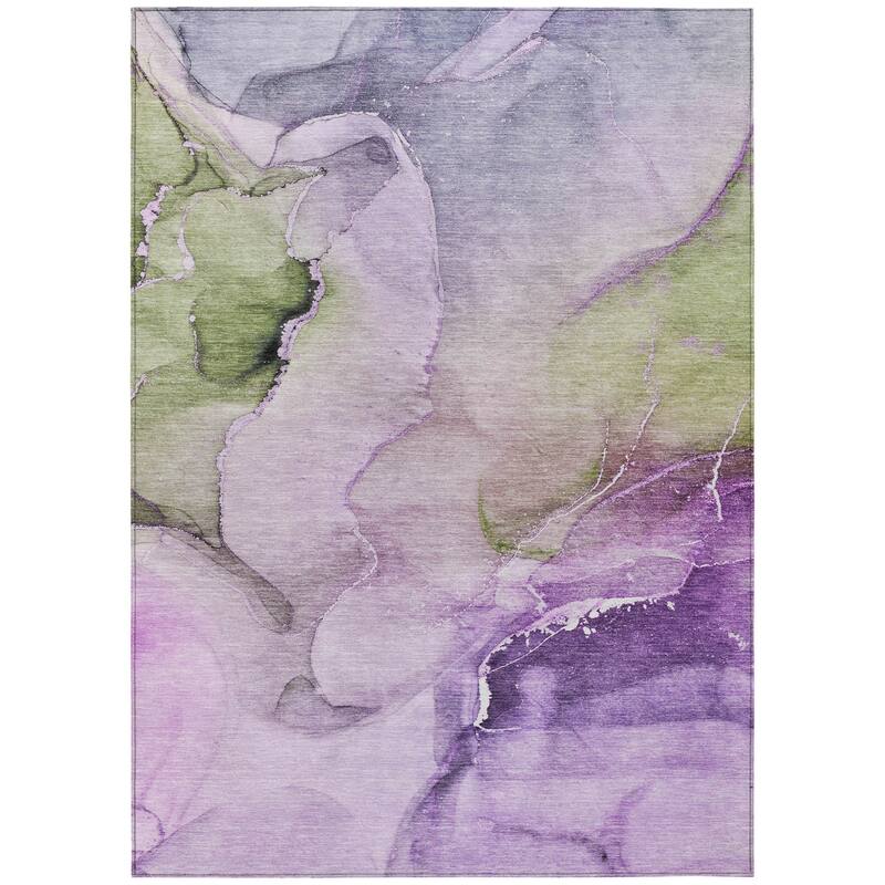 Almisi Contemporary Abstract Weather Resistant Classic Meets Modern Outdoor Rug