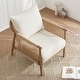 preview thumbnail 17 of 35, Spruce & Spring Lynn Accent Chair with Braid Wood Arm