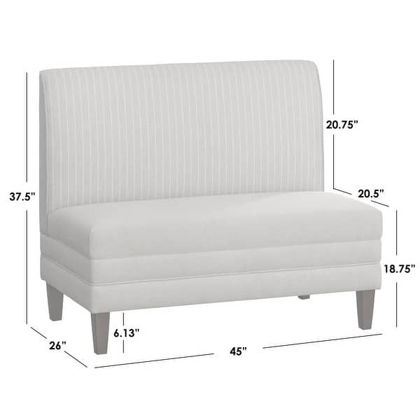 dimension image slide 2 of 3, Lifestorey Phillips 3-Piece Upholstered Banquette Set