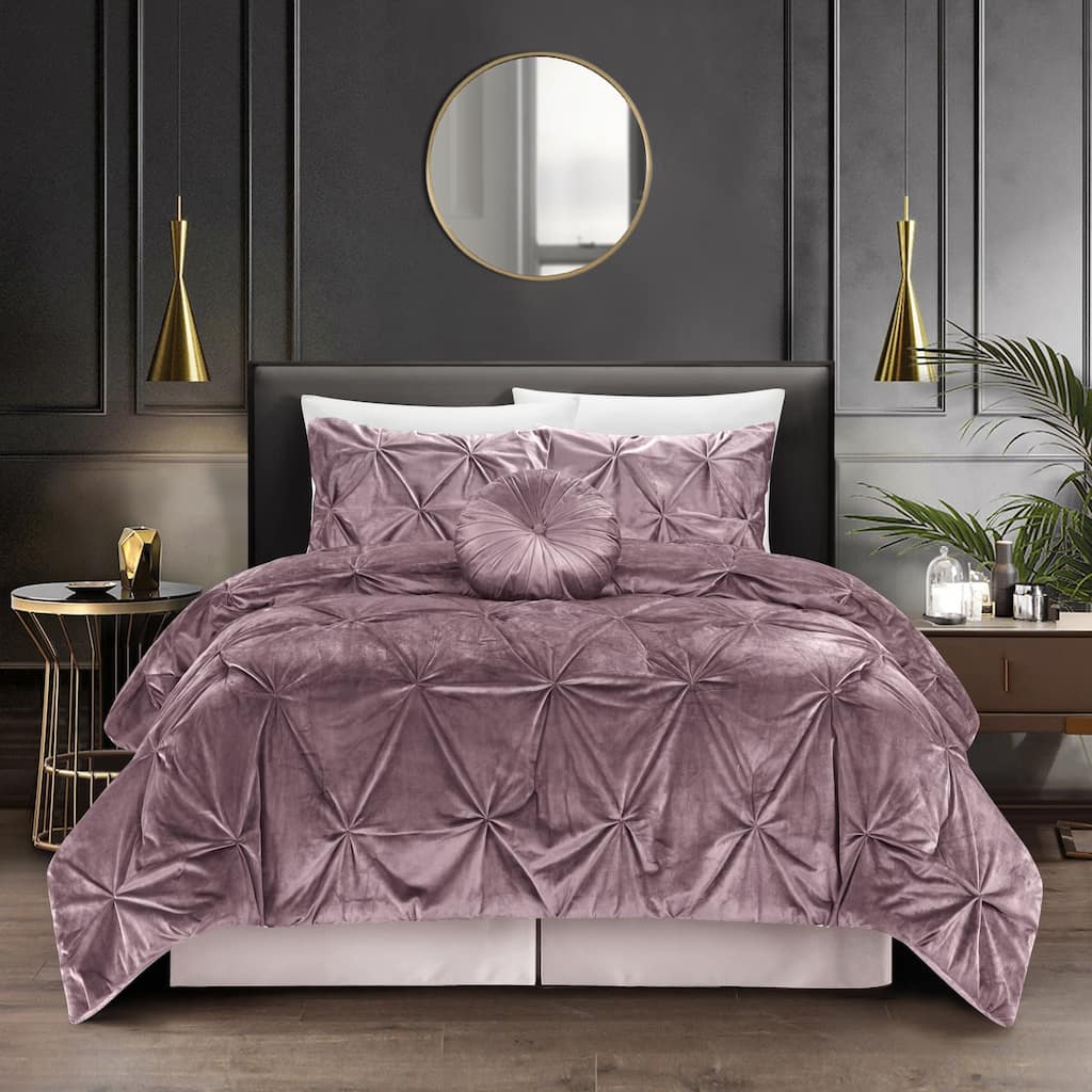Maple Comforter Set-Pillow Shams,Bed Skirt