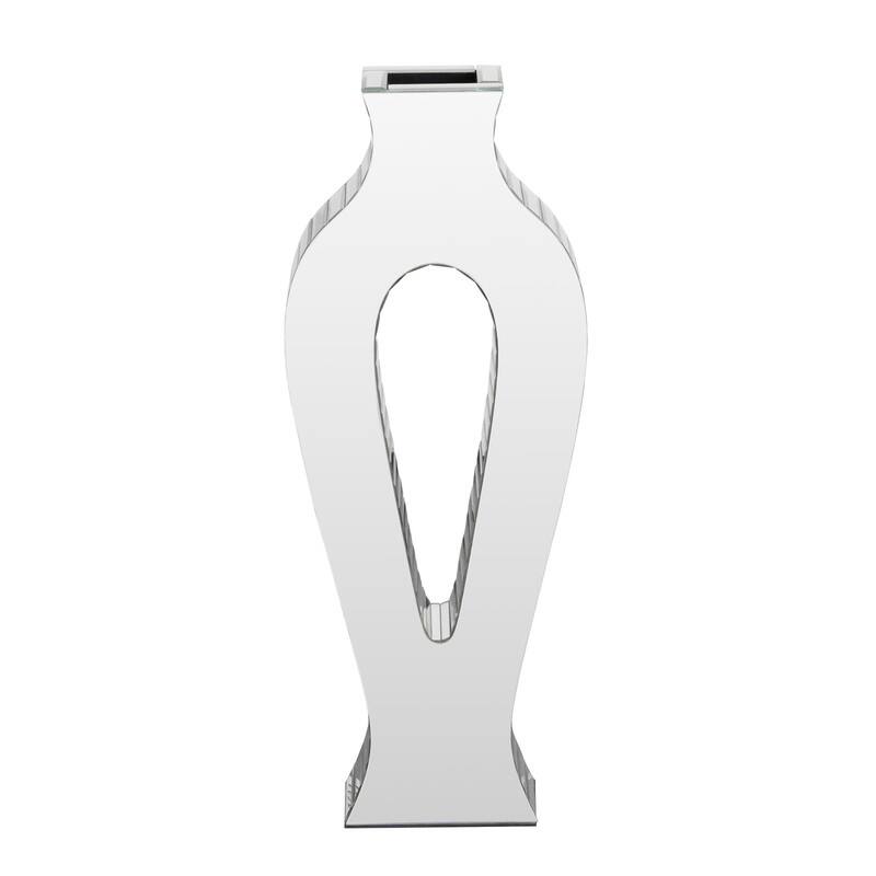 30" Floor Glass Vase Decor