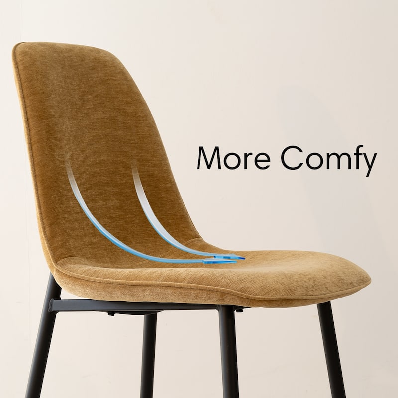 Round Dining Table Set for 4 with Upholstered Chairs and Pedestal Base