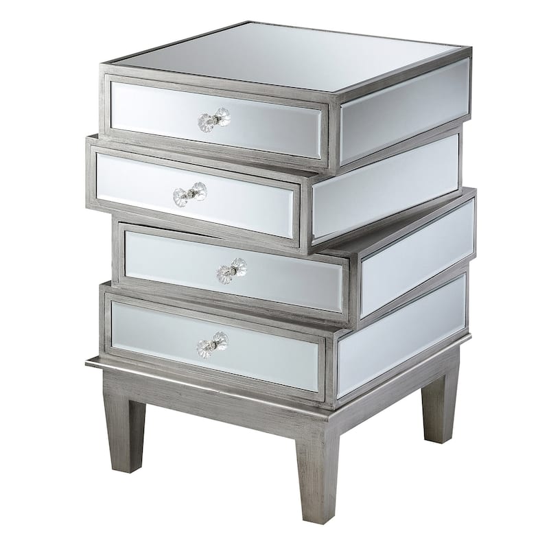 Convenience Concepts Gold Coast J Daniels 4 Drawer End Table