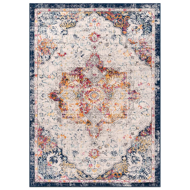 World Rug Gallery Caen Bohemian Medallion Area Rug