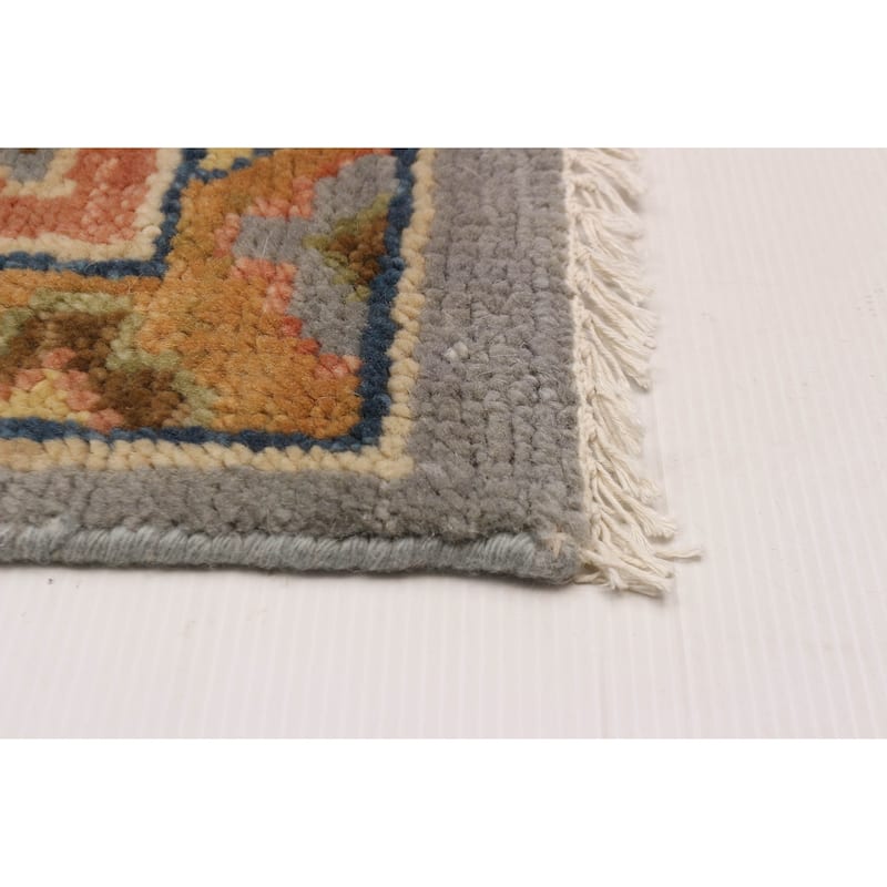 ECARPETGALLERY Hand-knotted Jules Serapi Grey Wool Rug - 9'10 x 13'10