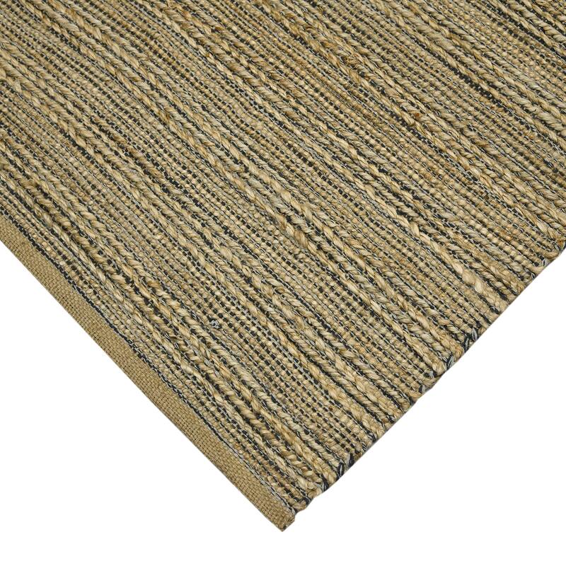 Saratoga All-natural Jute/Cotton Flatweave Area Rug