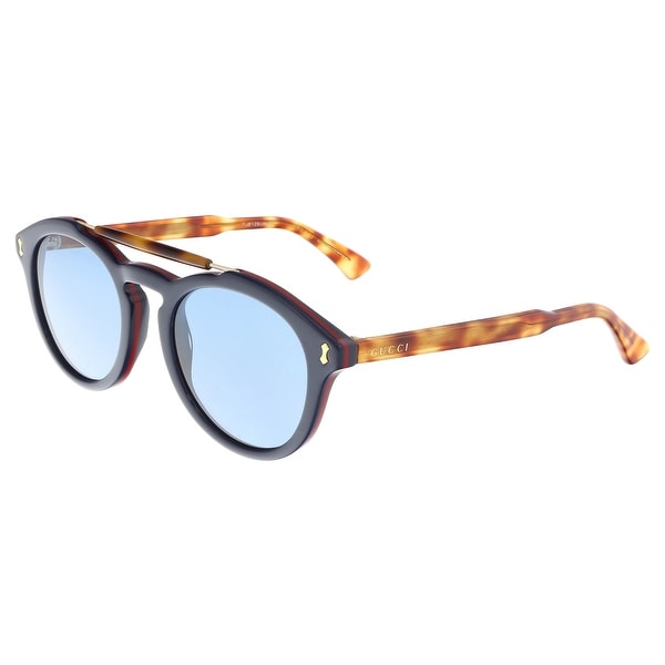 gucci havana round sunglasses