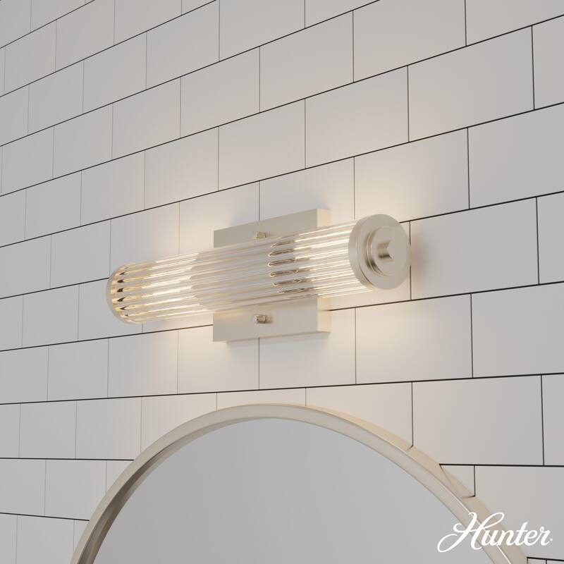 Hunter Holly Grove Bathroom Vanity Wall Light, Art or Shelf Light - Contemporary - Damp Rated!