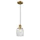 Option Brushed Brass / Clear Halophane