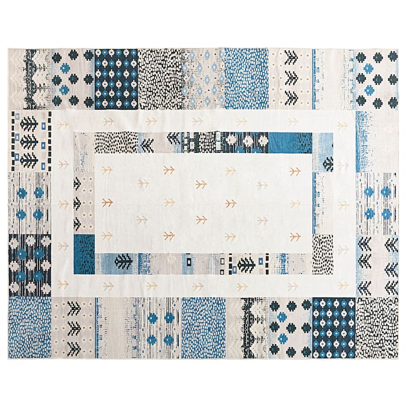 Soft and Non-Slip Machine-Washable Foldable Multi-Use Area Rug - 8' x 10'