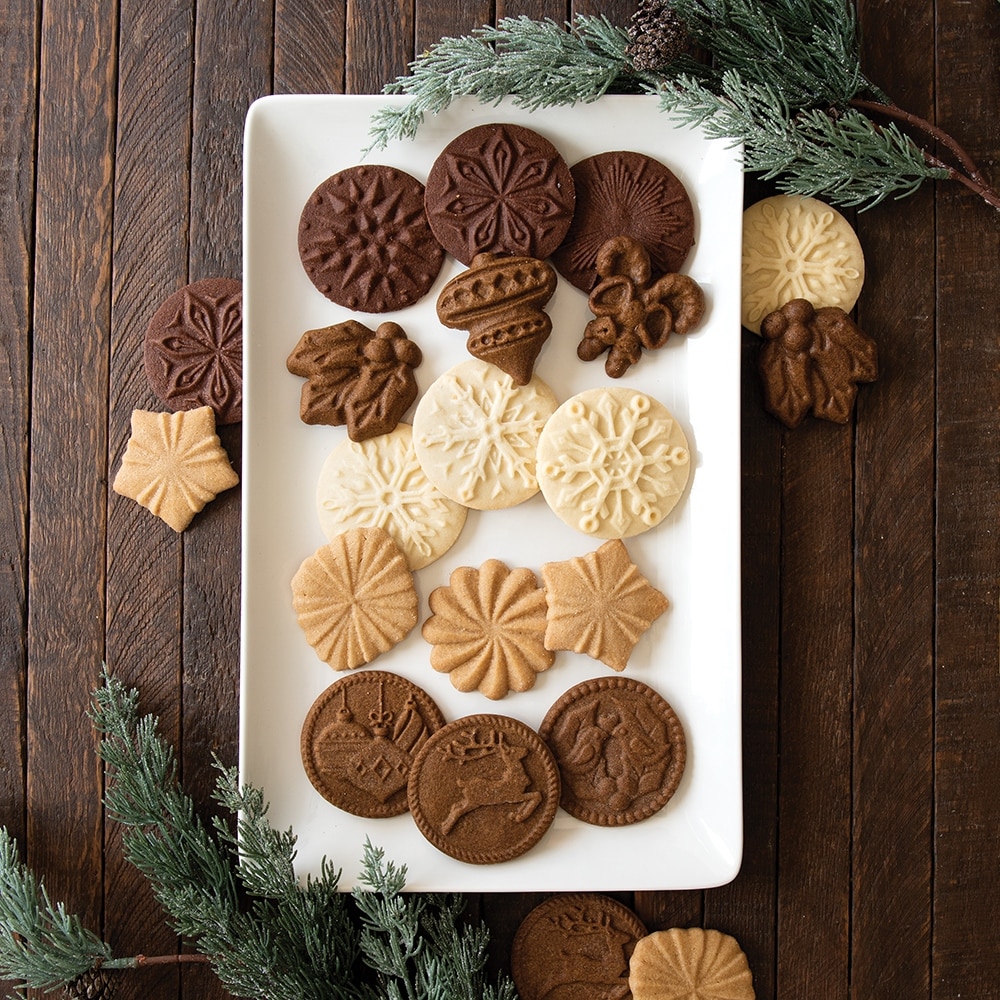 Nordic Ware Greetings Heirloom Cookie Stamps 