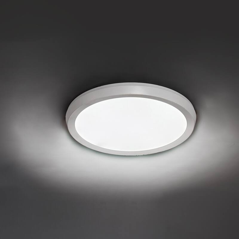 Argo 7in LED Round Flush Mount 3-CCT 2700K-3000K-3500K Set to 2700K