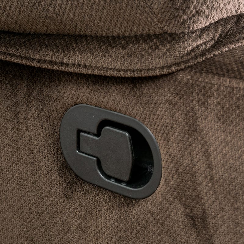 Gannon Fabric Glider Recliner Club Chair by Christopher Knight Home