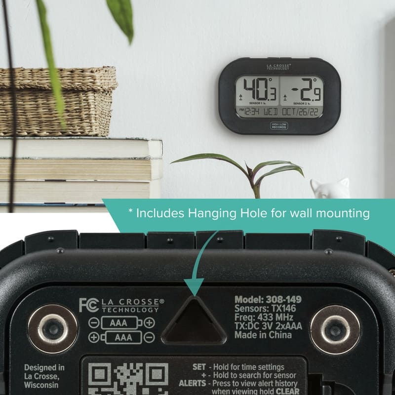 La Crosse Technology Wireless Kitchen Thermometers with Indoor Display