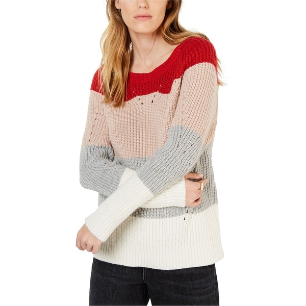Lucky Brand Womens Pointelle Knit Sweater. Opens flyout.