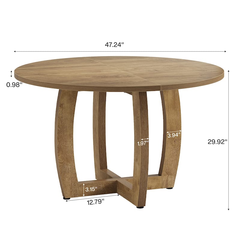 47.2" Round Dining Table