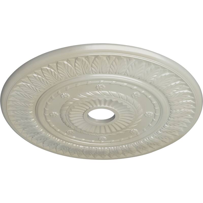 26 3/4"OD x 3 5/8"ID x 1 1/8"P Leaf Ceiling Medallion