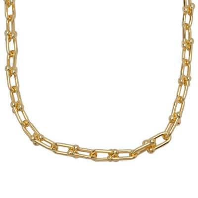 Victoria Townsend Gold Plated Bridle Link Necklace