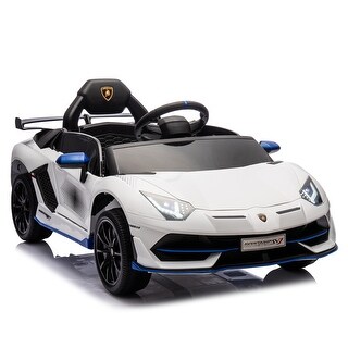 Children's Electric Car with 12V Battery, Remote Control, Bluetooth, Hydraulic Doors, and Rocking Mode for Ages 3-8