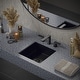 preview thumbnail 1 of 18, Karran Cinox Stainless Steel Square Undermount Sink