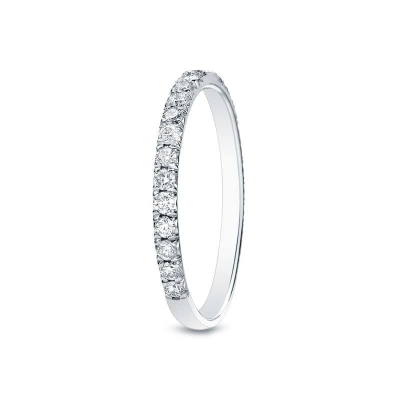 Auriya 2/5ctw Round Diamond Wedding Band 14k Gold