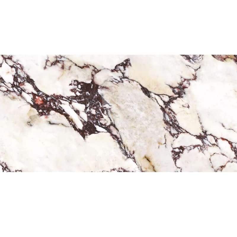 Cala Rosso 12x24 Viola Glossy Porcelain Tile - Floor, Wall - Large Format