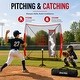 preview thumbnail 10 of 10, Zealfeel 7 x 7 ft Baseball Net Set: Batting Tee, Dummy Batter, 2 Strike Zones & Carry Bag - 7 x 7 ft