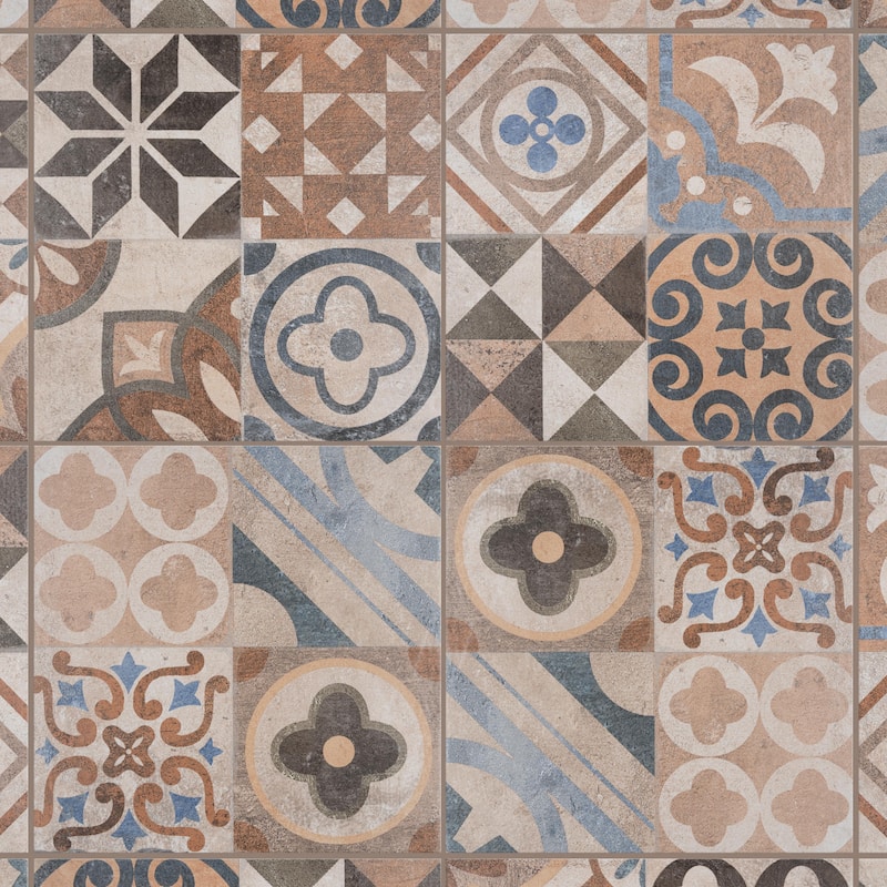Merola Tile Cazorla Deco Yedra 11-7/8" x 11-7/8" Porcelain Floor and Wall Tile