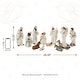 preview thumbnail 76 of 77, Glitzhome 12pcs Resin Christmas Multi/ Blue/ Ivory Nativity Figurines Set