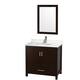 Option Espresso / White Quartz Top / Brushed Chrome