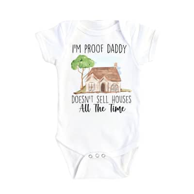 Real Estate - Baby Boy Girl Clothes Infant Bodysuit Funny Cute Newborn 1C