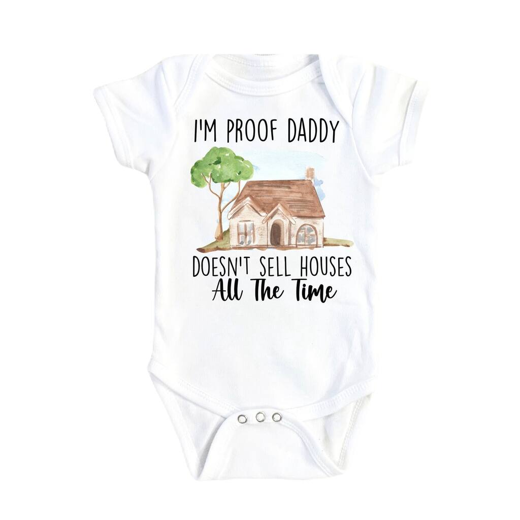Real Estate - Baby Boy Girl Clothes Infant Bodysuit Funny Cute Newborn 1C