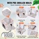 preview thumbnail 12 of 12, Cat Tree for Indoor Cats, 60.6" Cat Tower with Cat Condo, Sisal Scratching Post, Hammock, Top Perch, Jumping Platforms
