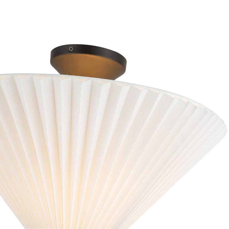 Alora Lighting SF497016 Bridgette 16" Wide Semi-Flush Ceiling Fixture