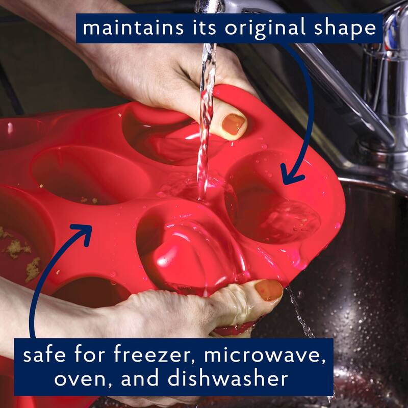 Mrs. Anderson's Baking Silicone 12-Cup Muffin Pan