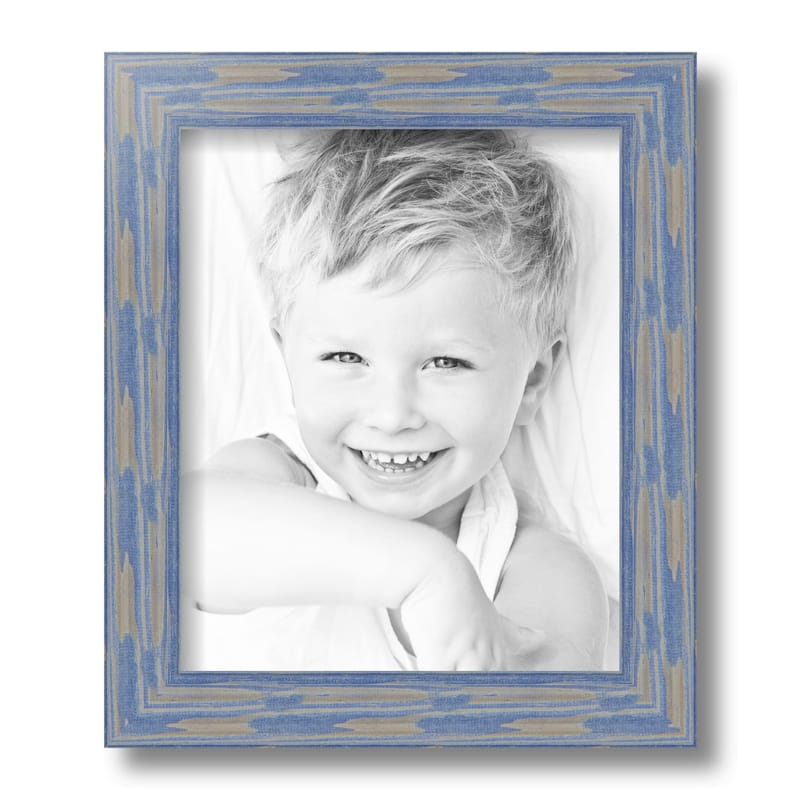 ArtToFrames Rustic Waves 8.5x11 Inch Picture Frame, 1.50 Inch Wood Poster Frame Available in Multiple Colors (56673-8.5x11)