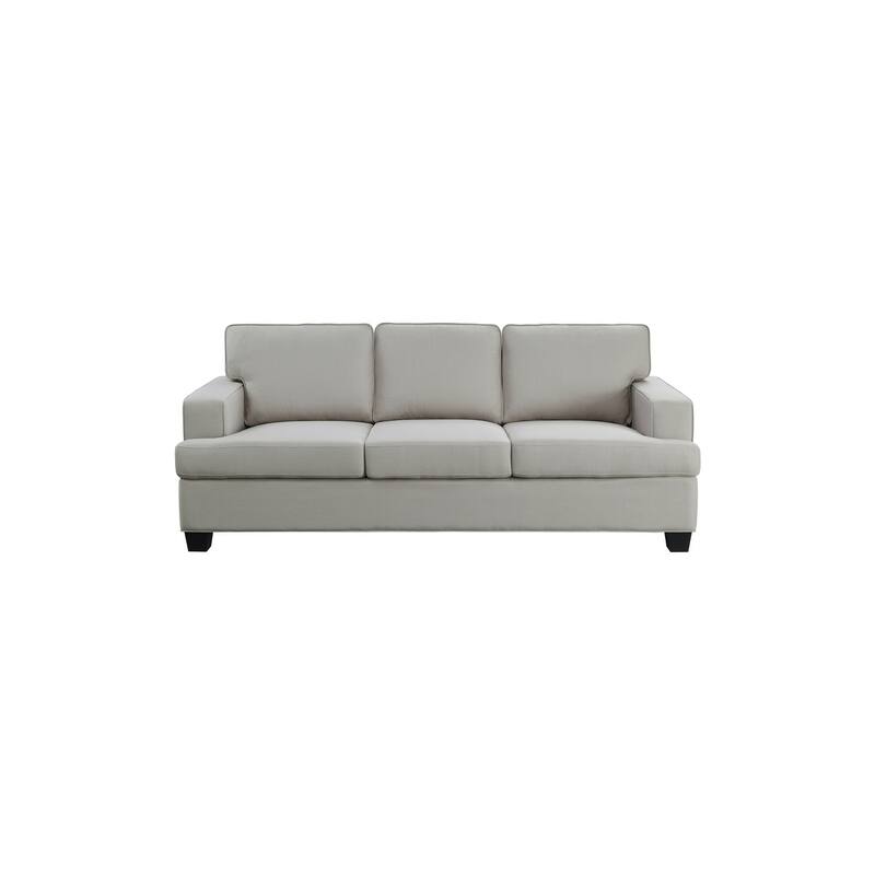 Jobyna Khaki Textured Fabric Living Room Set